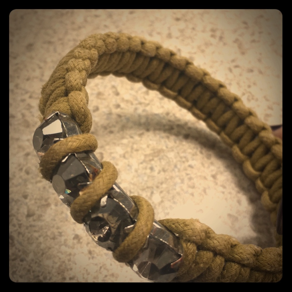 Anthropologie bracelet- bling bling